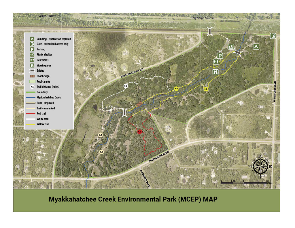 Myakkahatchee Creek Trail Map